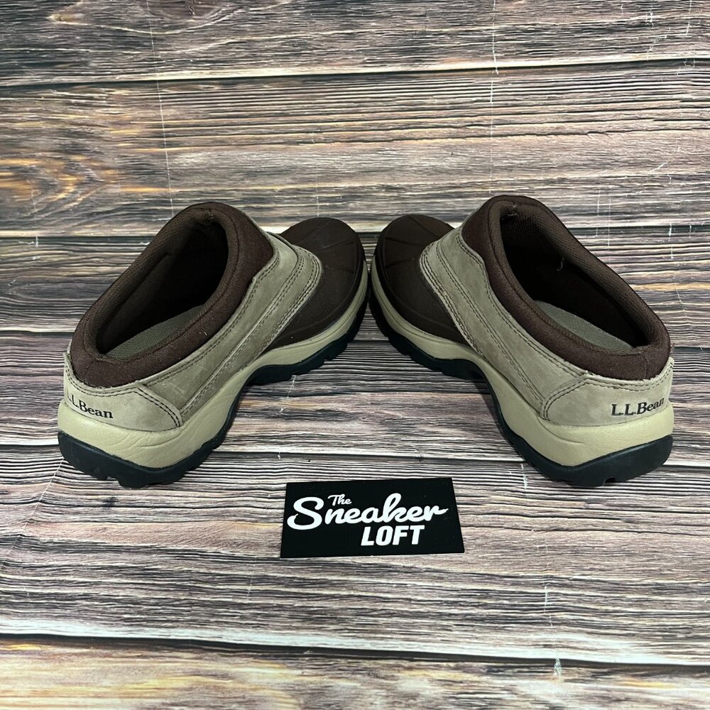 L.L. Bean Brown and Tan Slip-On Ankle Duck Boots - Picture 5 of 8